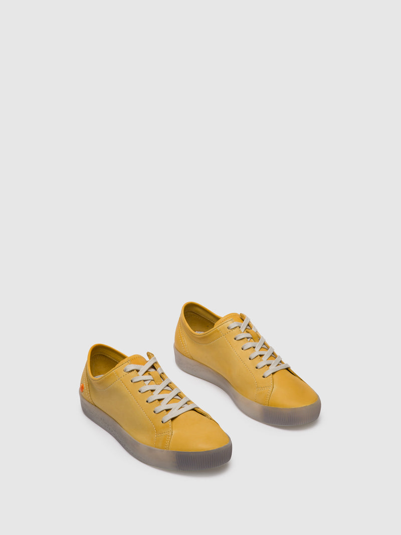 Softinos Lace-up Trainers SADY584SOF Yellow