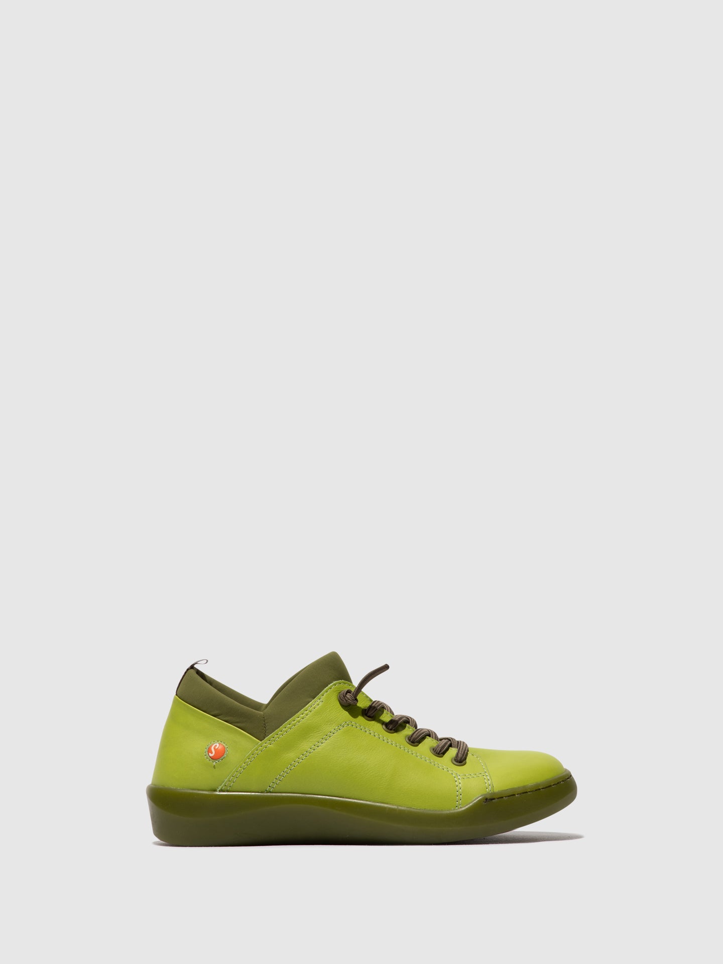 Softinos Elasticated Trainers BONN667SOF APPLE GREEN