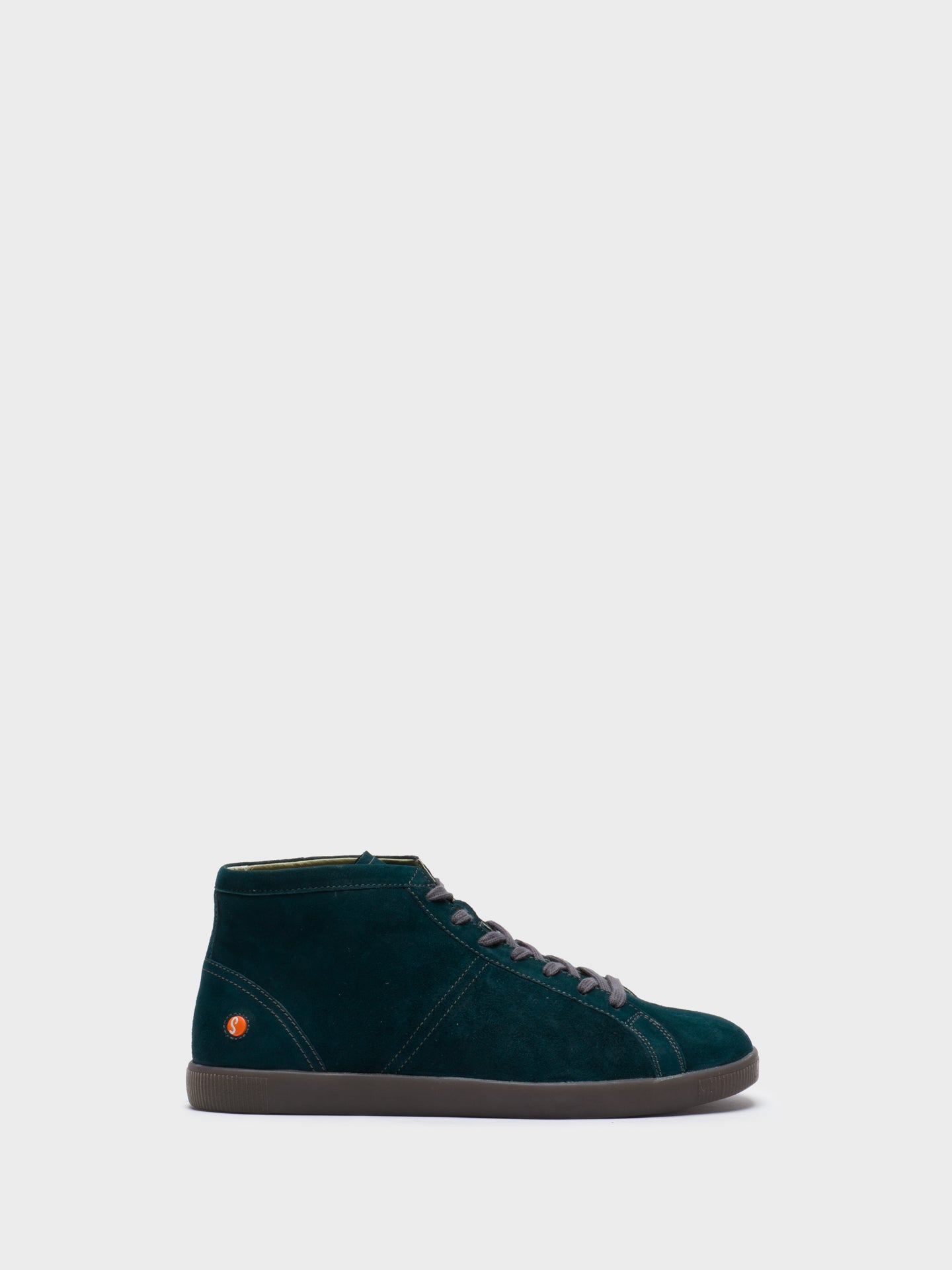 Softinos DarkGreen Hi-Top Trainers