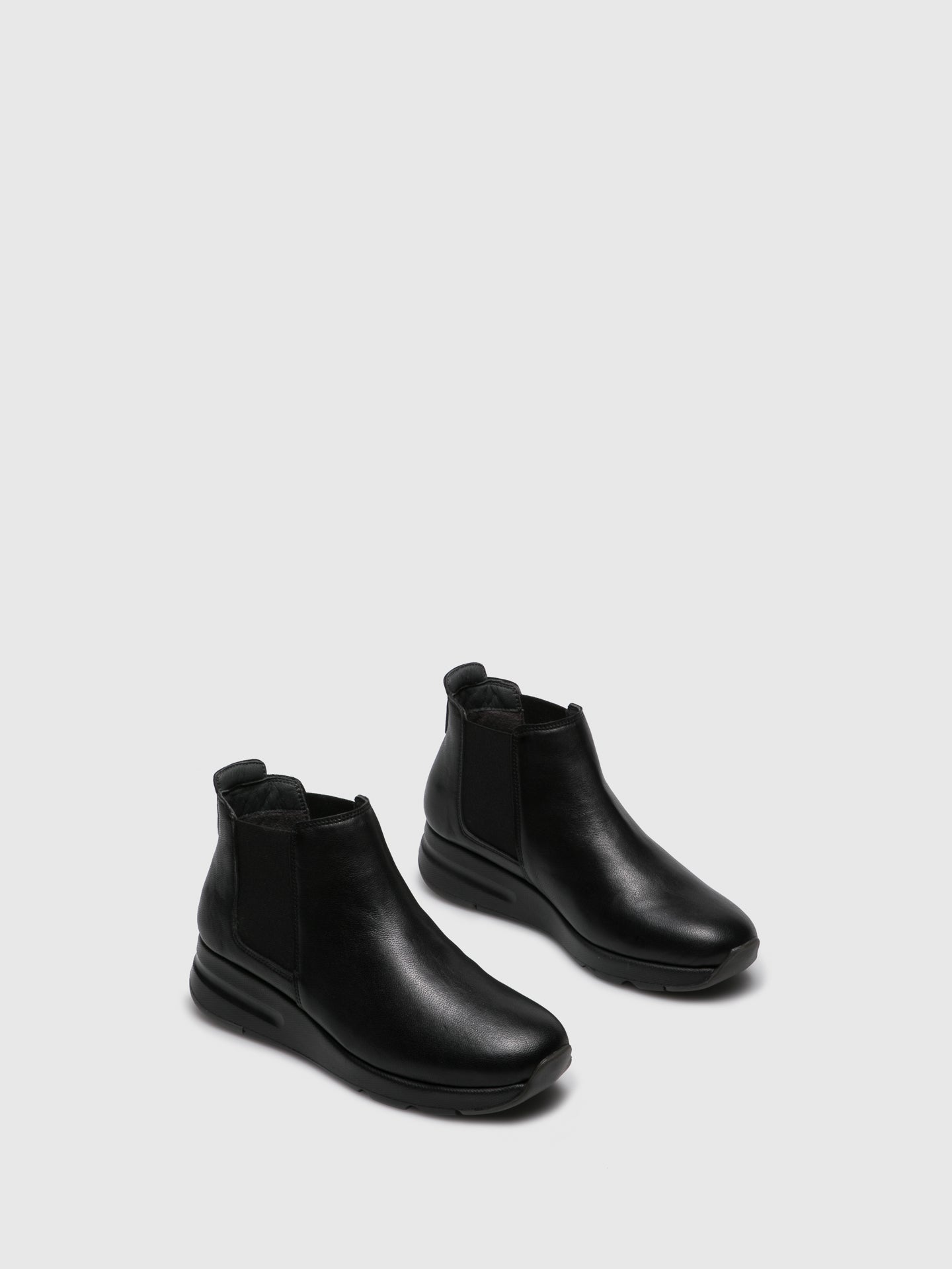 Saydo Botins com Elástico em Preto