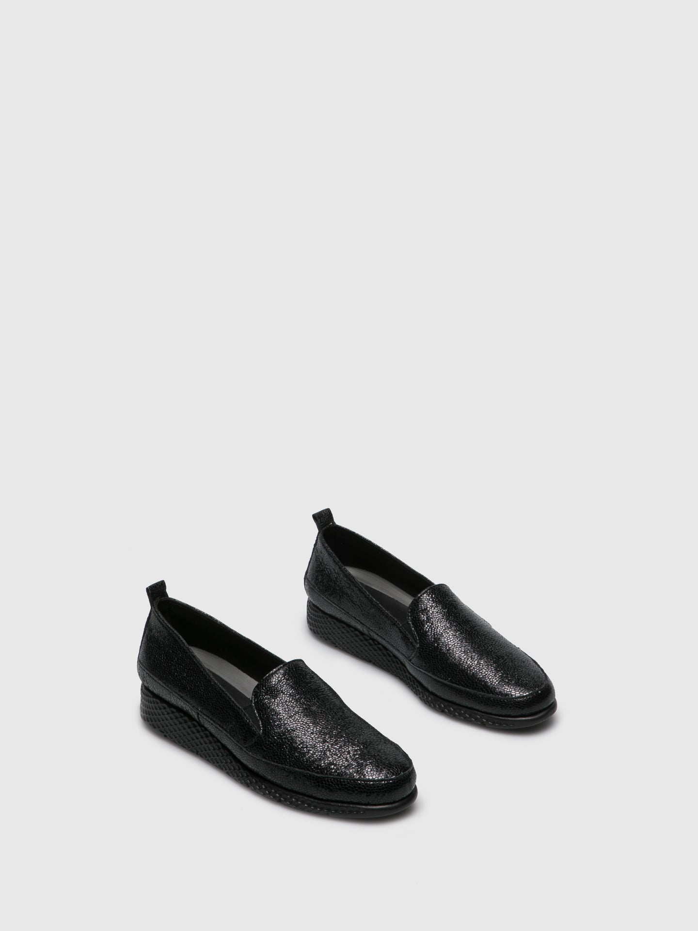 Saydo Sapatos Mocassins em Preto