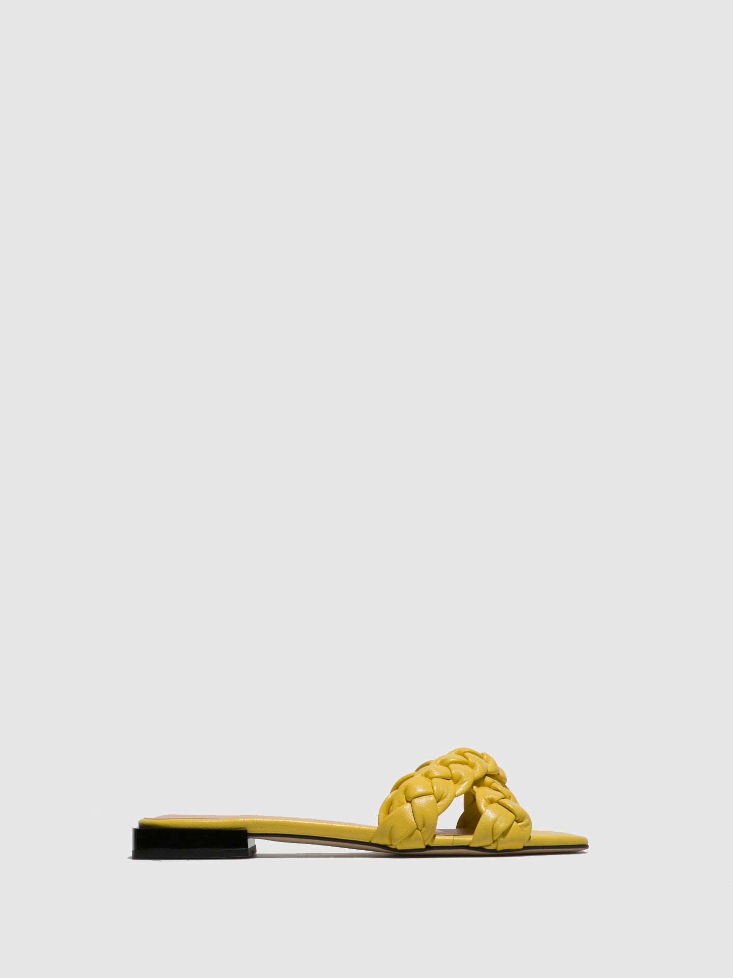 Sofia Costa Yellow Flat Sandals