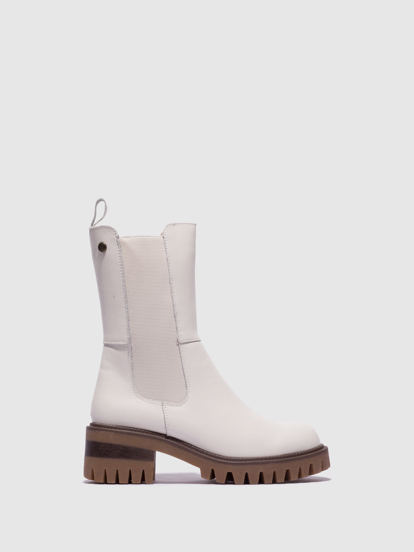 Top3 Beige Elasticated Boots
